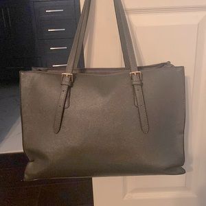 Gray, laptop bag